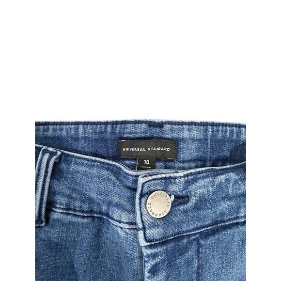 UNIVERSAL STANDARD CARRIE HIGH RISE WIDE LEG JEANS WOMEN'S SIZE 10 - Picture 3 of 9